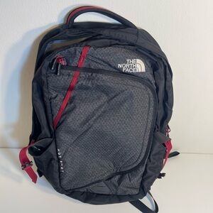 The north face hot shot backpack black red